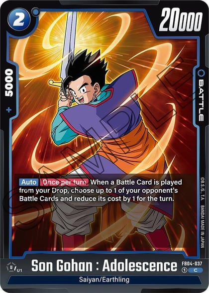 Son Gohan : Adolescence - FB04-037, Ultra Limit FB04-037