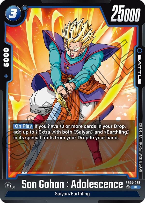 Son Gohan : Adolescence - FB04-038, Ultra Limit FB04-038