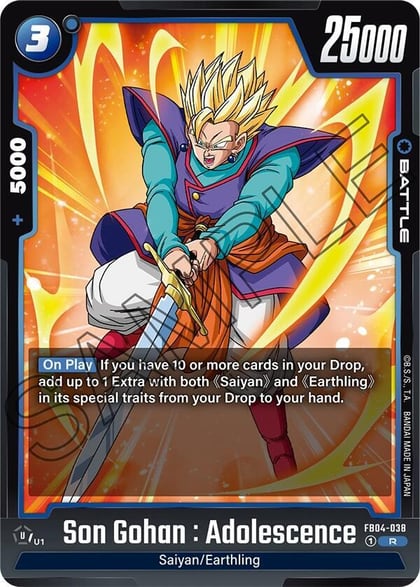 Son Gohan : Adolescence - FB04-038, Ultra Limit FB04-038