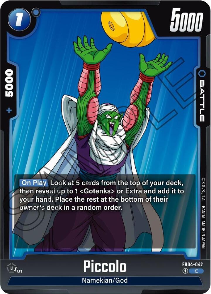 Piccolo - FB04-042, Ultra Limit FB04-042