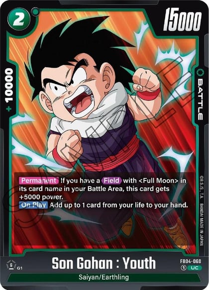 Son Gohan : Youth, Ultra Limit FB04-060