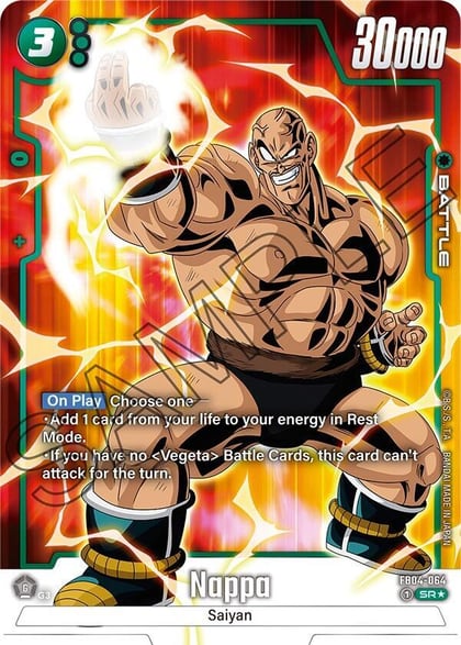 Nappa - FB04-064 (Alternate Art), Ultra Limit FB04-064