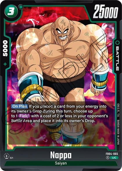 Nappa - FB04-065, Ultra Limit FB04-065