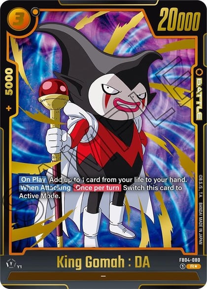 King Gomah : DA (Alternate Art), Ultra Limit FB04-080