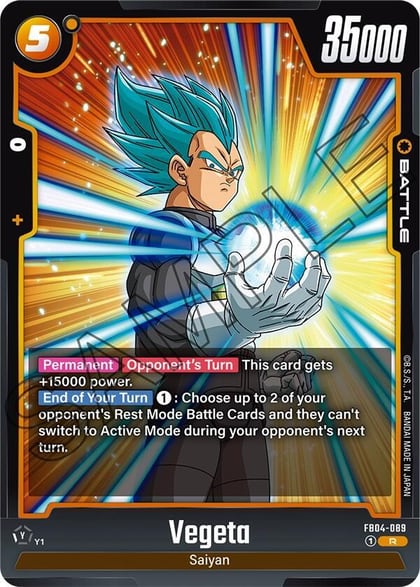 Vegeta - FB04-089, Ultra Limit FB04-089