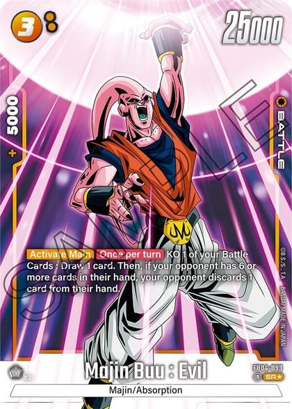 Majin Buu : Evil - FB04-093 (Alternate Art), Ultra Limit FB04-093