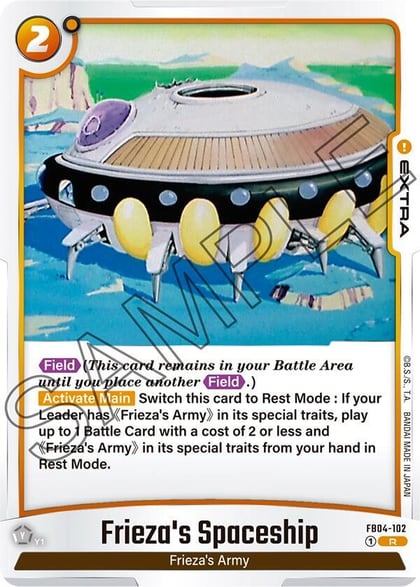 Frieza's Spaceship, Ultra Limit FB04-102
