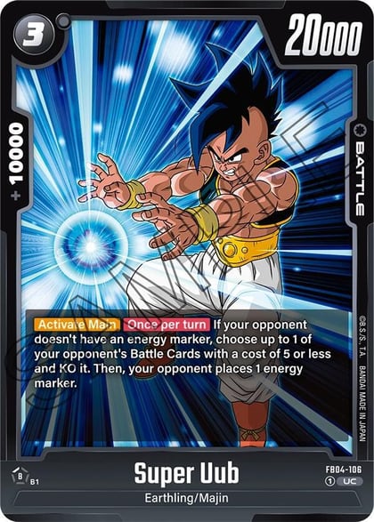 Super Uub, Ultra Limit FB04-106