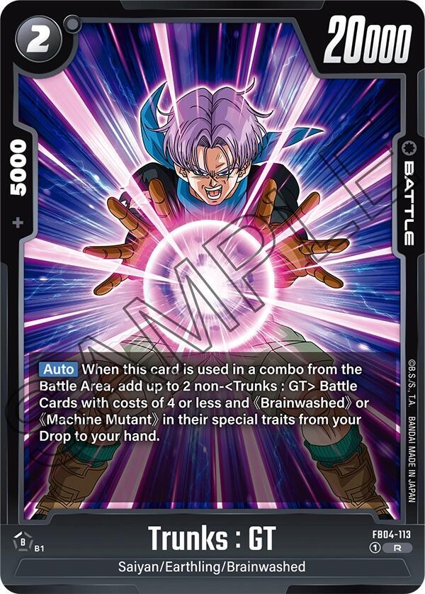 Trunks : GT - FB04-113, Ultra Limit FB04-113