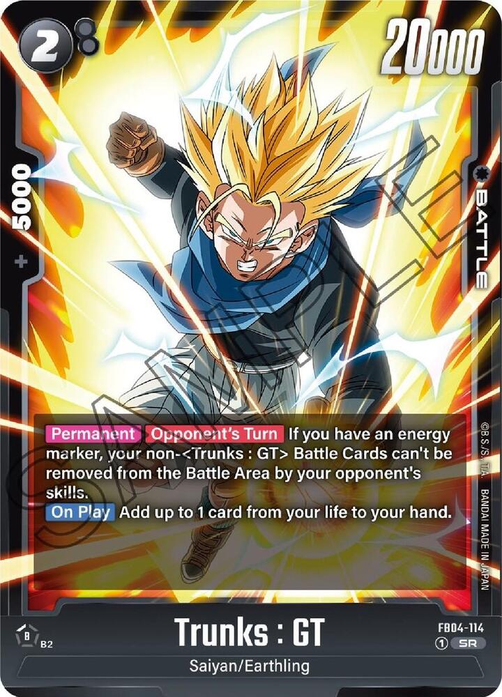 Trunks : GT - FB04-114, Ultra Limit FB04-114