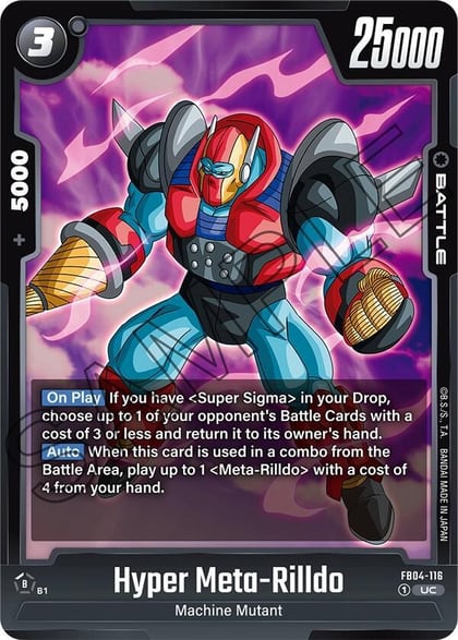 Hyper Meta-Rilldo, Ultra Limit FB04-116
