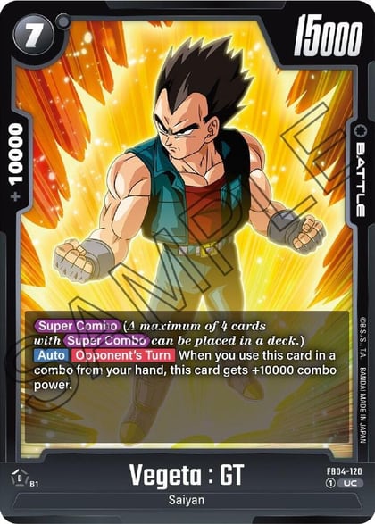 Vegeta : GT, Ultra Limit FB04-120