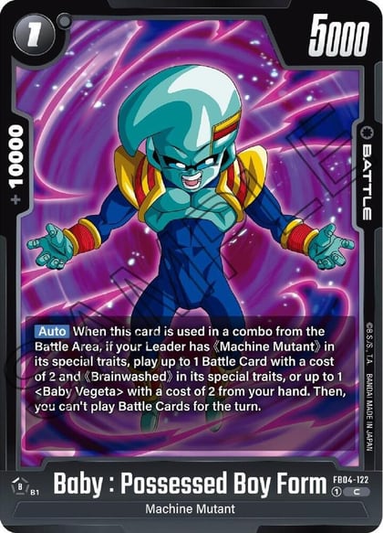 Baby : Possessed Boy Form, Ultra Limit FB04-122