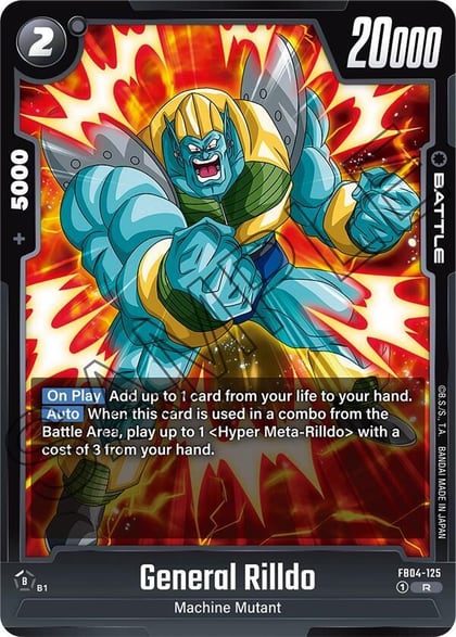 General Rilldo, Ultra Limit FB04-125