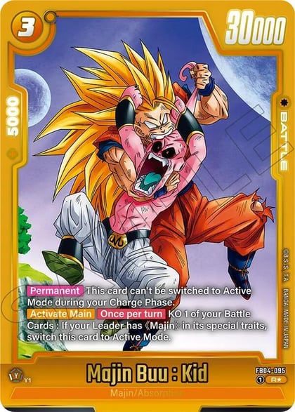 Majin Buu : Kid - FB04-095 (Alternate Art), Ultra Limit Alternate Art Reprints FB04-095