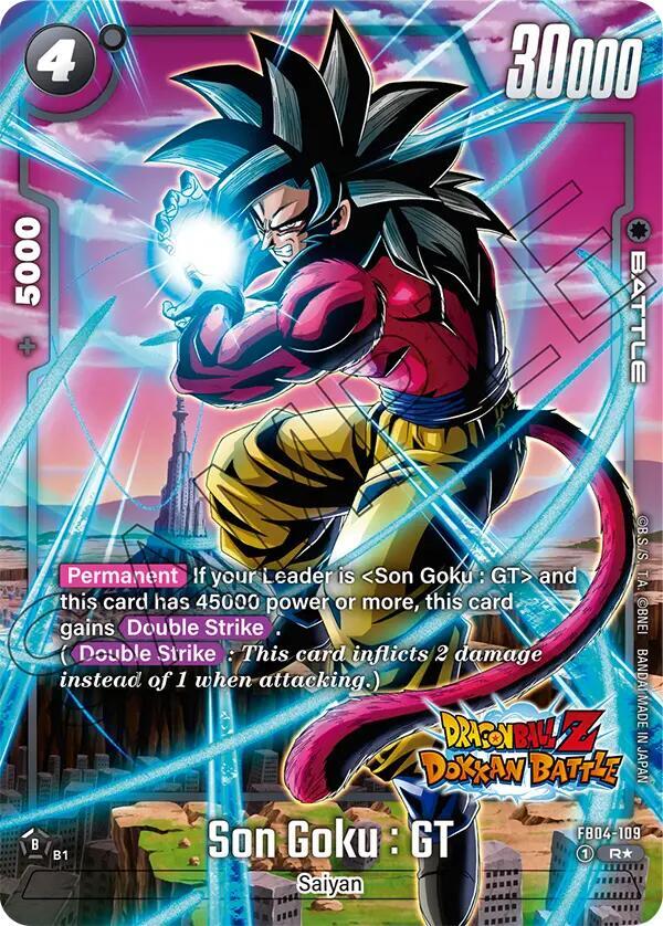 Son Goku : GT (Dragon Ball Z Dokkan Battle Alternate Art), Ultra Limit Alternate Art Reprints FB04-109