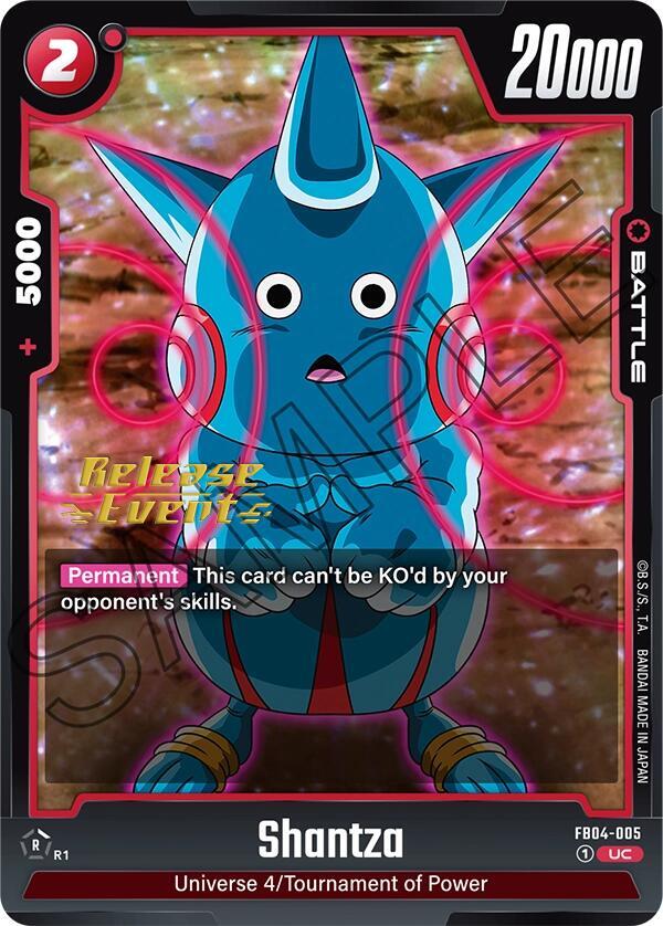 Shantza, Ultra Limit Release Event Cards FB04-005