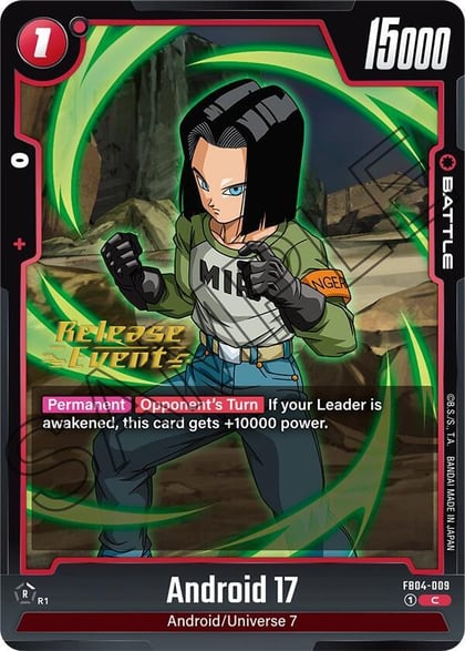 Android 17, Ultra Limit Release Event Cards FB04-009