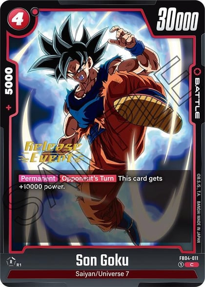 Son Goku - FB04-011, Ultra Limit Release Event Cards FB04-011