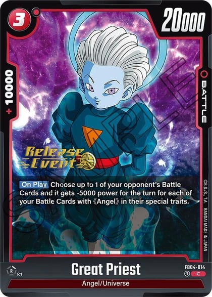Great Priest, Ultra Limit Release Event Cards FB04-014