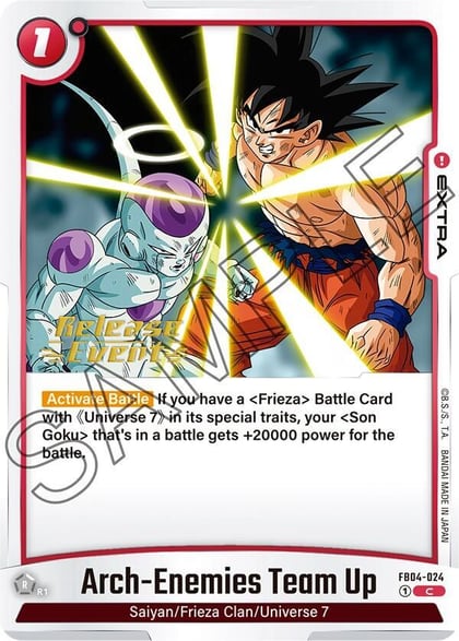 Arch-Enemies Team Up, Ultra Limit Release Event Cards FB04-024
