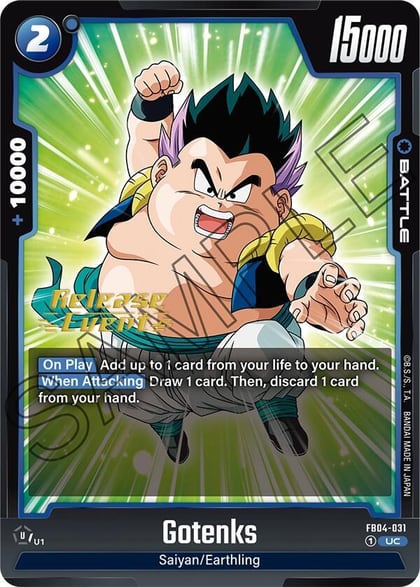 Gotenks - FB04-031, Ultra Limit Release Event Cards FB04-031