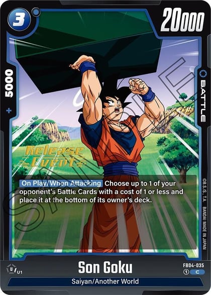Son Goku - FB04-035, Ultra Limit Release Event Cards FB04-035