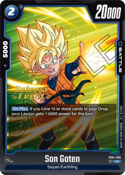Son Goten, Ultra Limit Release Event Cards FB04-036