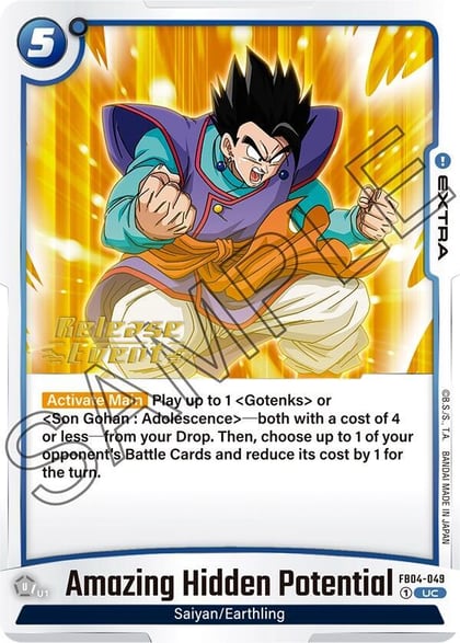 Amazing Hidden Potential, Ultra Limit Release Event Cards FB04-049