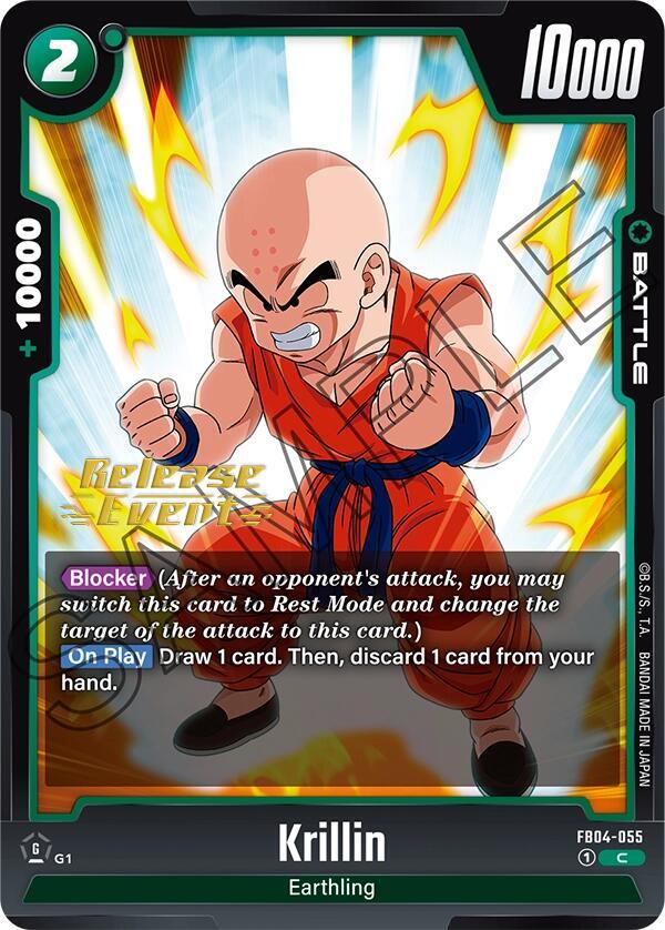 Krillin, Ultra Limit Release Event Cards FB04-055
