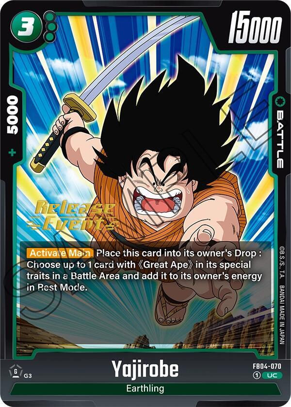 Yajirobe, Ultra Limit Release Event Cards FB04-070