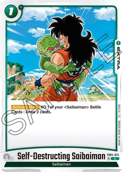 Self-Destructing Saibaiman, Ultra Limit Release Event Cards FB04-074