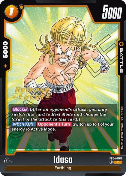 Idasa, Ultra Limit Release Event Cards FB04-078
