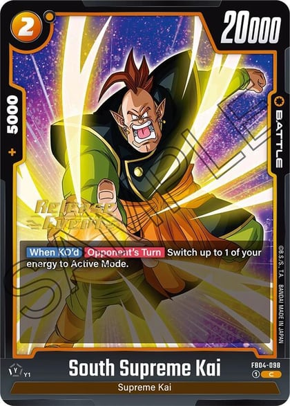 South Supreme Kai, Ultra Limit Release Event Cards FB04-098
