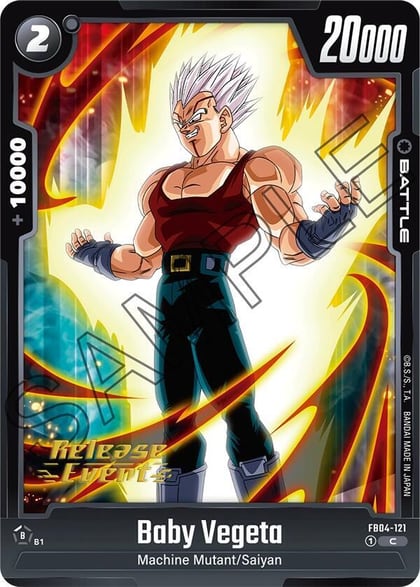Baby Vegeta, Ultra Limit Release Event Cards FB04-121
