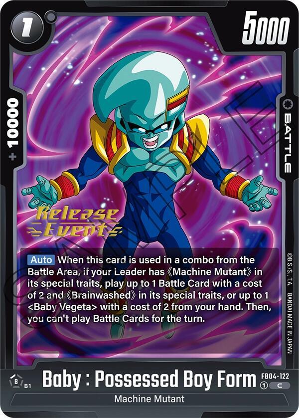 Baby : Possessed Boy Form, Ultra Limit Release Event Cards FB04-122