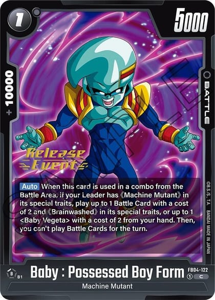 Baby : Possessed Boy Form, Ultra Limit Release Event Cards FB04-122