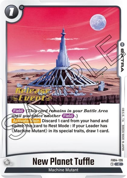 New Planet Tuffle, Ultra Limit Release Event Cards FB04-126