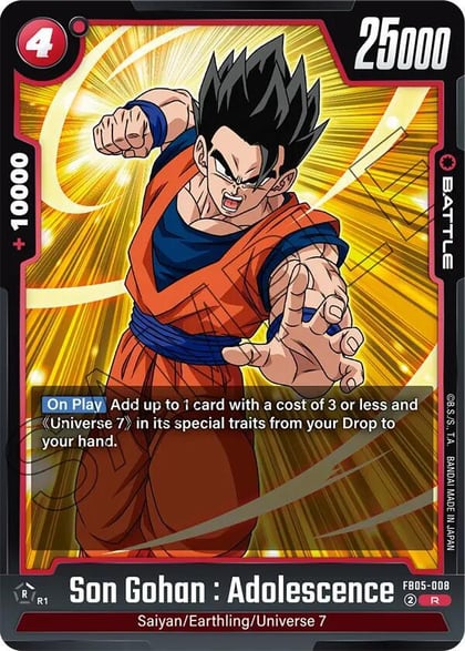 Son Gohan : Adolescence - FB05-008, New Adventure FB05-008