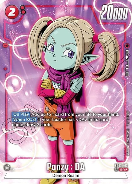 Panzy : DA - FB05-015 (Alternate Art), New Adventure FB05-015