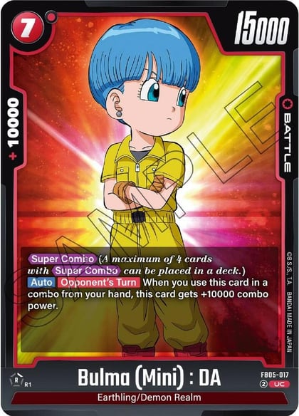 Bulma (Mini) : DA, New Adventure FB05-017