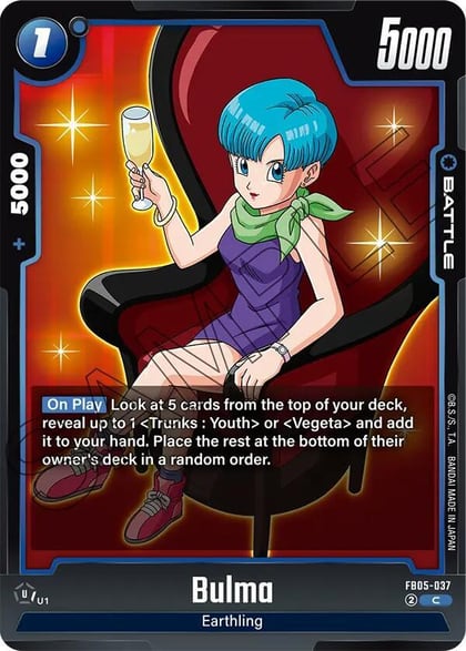 Bulma - FB05-037, New Adventure FB05-037