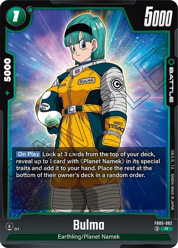 Bulma - FB05-062, New Adventure FB05-062