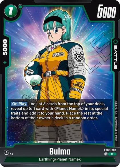 Bulma - FB05-062, New Adventure FB05-062