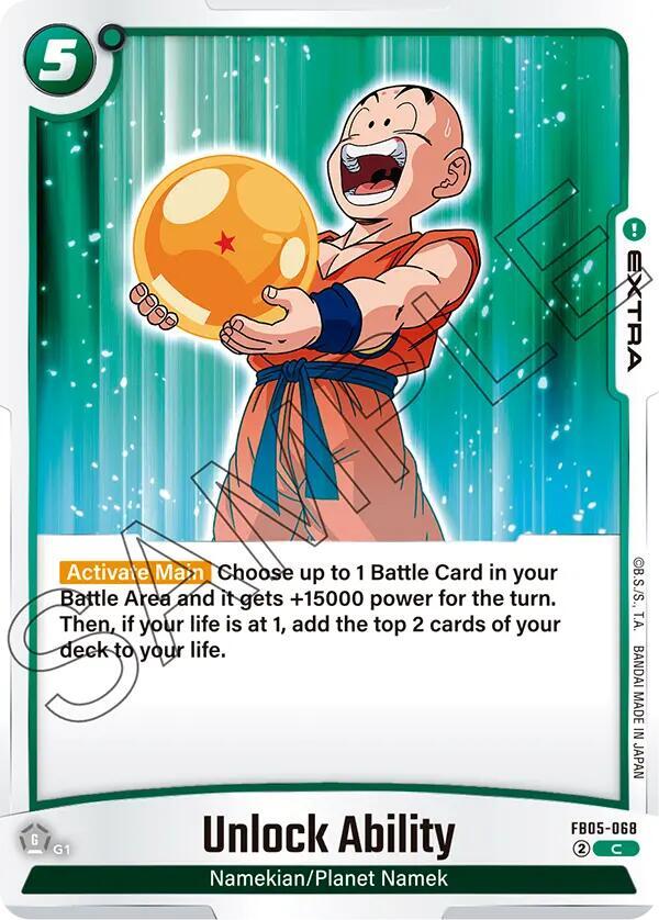 Unlock Ability, New Adventure FB05-068