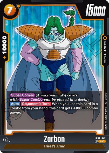 Zarbon, New Adventure FB05-074