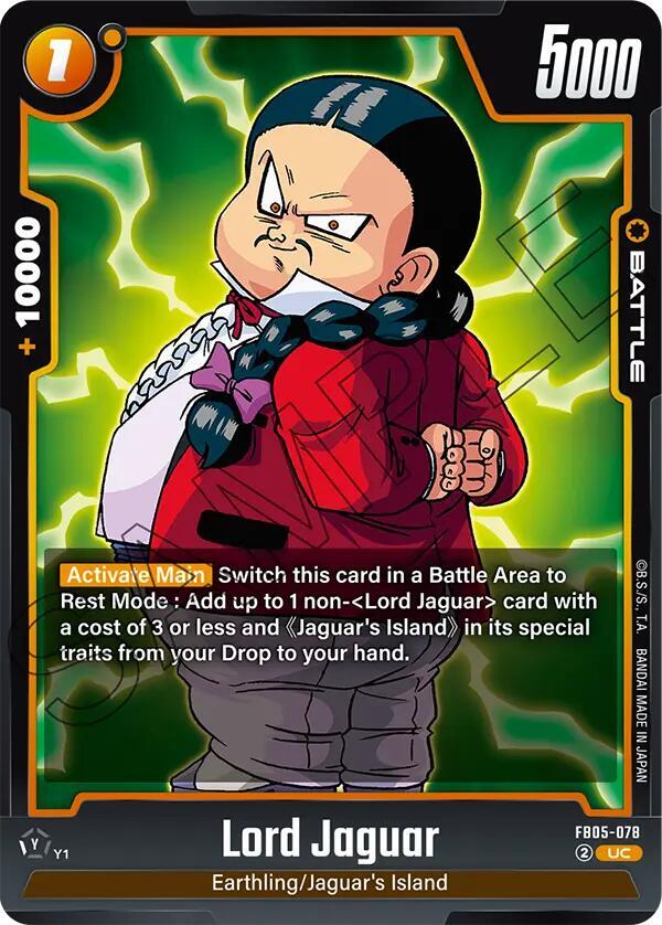 Lord Jaguar, New Adventure FB05-078