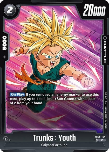 Trunks : Youth, New Adventure FB05-104