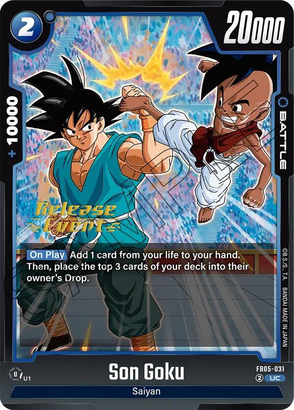 Son Goku - FB05-031, New Adventure Release Event Cards FB05-031