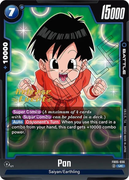 Pan, New Adventure Release Event Cards FB05-036